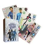 Bestie toys World Cup Soccer Star Cards, 55 Non-Repeated Football Cards, Soccer Star Collection Cards, Black Foil Trading Cards, Sports Souvenirs, Kids Adults, Soccer Fans (Silver)