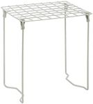 Honey-Can-Do BTS-06607 Freestanding Folding Steel Locker Shelf, Silver, 11L x 9.25W x 12.75H