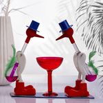 Drinking Bird Perpetual Motion Science Toy | Classic Dippy Bird Physics Experiment | Educational STEM Desk Toy | Office & Home Decor Gift