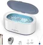 Jewelry Cleaner Ultrasonic Machine, JeaTone Ring Cleaner, 20 oz 46KHz Professional Sonic Cleaner for Eyeglasses, Diamonds, Gold, Earrings, Coins, Dentures, Retainer, Mouth Guard, Razors, Watch Band
