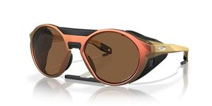 Oakley Men's Oo9440 Clifden Sunglasses, Matte Red Gold Colorshift/Prizm Bronze, 54 mm