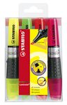 Highlighter - STABILO LUMINATOR - Pack of 4 - Yellow, Green, Orange, Pink