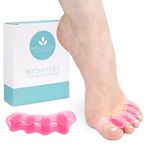 Mind Bodhi Toe Separators - Correcting Bunions and Restoring Toes to Their Original Shape - For Men and Women - Toe Spacers Bunion Corrector – Pink