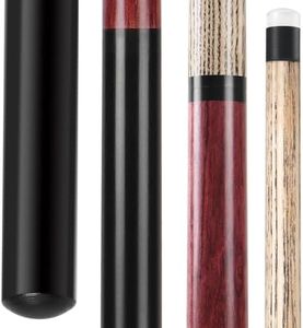 AKLOT Heavy Hitter Jump Break Cue-23oz~25oz 3 Piece Pool Stick 14mm Bakelite Tip for Explosive Breaks and Effortless Jumps