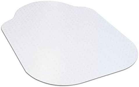 Evolve 33" x 44" Clear Office Chair Mat with Rounded Corners for Low Pile Carpets, Made in The USA, C5B5003G