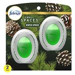 Febreze Small Spaces Holiday Air Freshener Winter Spruce Scent, 7.5 mL, Pack of 2