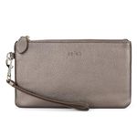 befen 100% Genuine Leather Clutch Bags for Women,【Small】 Real Leather Ladies Wristlet Purse with Detachable Wrist Strap & Zip Closure for Evening,Holiday, Fit Phone 8 Plus or Phone Less 6.5 Inch