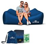 Chillbo Lazybone Inflatable Couch - Ultimate Inflatable Lounger for Maximum Chill - The Perfect Blow Up Couch for Music Festivals Or Inflatable Couch for Camping - Royal Blue