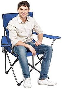 CBEX Folding Camping Chair in-Built Cup Holder,for Adults Kids Garden Leisure BBQ Camp Festival Beach Travel Fishing Picnic Sports Foldable Lightweight Compact Summer