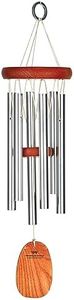 Woodstock Chimes Signature Collection, Amazing Grace Chime, Small (16'') Silver, Inspirational and Memorial Wind Chimes for Outdoor, Patio, Home or Garden Décor (AGSS)