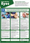 First Aid for Eyes | Health and Safety Posters | Laminated Gloss Paper 420mm x 594mm (A2) | Health and Safety Office and Commercial Wall Charts | Education Charts by Daydream Education