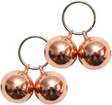 SJANE 4 Pack Cat & Dog Copper Bells