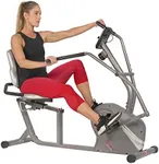 Sunny Health & Fitness Cross Trainer Magnetic Recumbent Bike with Arm Exercisers - SF-RB4936