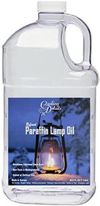 Cooking Details Liquid Paraffin Lamp Oil, 1 Gallon - Smokeless, Odorless, Ultra Clean Burning Fuel, Tiki Torch Fuel for Indoor and Outdoor Use, Made in The U.S.A. (Single)
