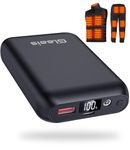 Glaais 5V/7.4V 16000mAh Heated Vest Battery Pack Compatible with ORORO, Portable LED Display Battery Pack for Heated Vest, Rechargeable Power Bank for Heated Vests, Jackets, Pants