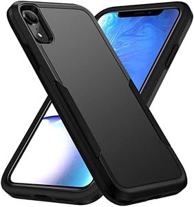 Hsefo Compatible with iPhone XR Case, Heavy Duty Protection Shockproof Dropproof Dustproof Anti-Scratch Phone Case Cover for xr -Black