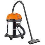 Zureni Vacuum Cleaner Wet and Dry 20 Litre Stainless Steel Metal Tank Powerful Suction & Blower High Power Vaccum Canister for Home Office Cleaning