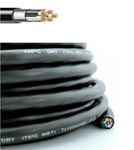 12vMax Electronics 14 Gauge 7 Way Conductor Extension RV Trailer Wire Cable Wiring Insulated - 25 Feet 14/7, CCA Copper Clad Aluminum