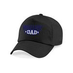 Embroidered World's Best Dad Orignal 5-Panel Cap, Father's Day Daddy Gift Unisex Baseball Cap (Black)