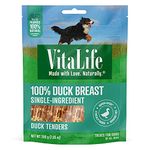 VitaLife Jerky Dog Treats - All Natural, Duck Tenders, 200 g