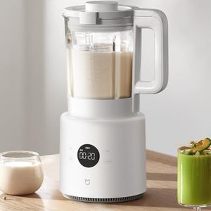 XIAO MI MIJIA Soy Milk Maker N1, 1.75L Countertop Blenders for Nut Milk/Juices/Pureeing/Shakes/Rice Paste, 12H Reservation&Keep Warm, One-Touch Cleaning, BPA-Free(Chinese Panel w/English Manual)