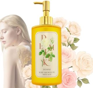 DEMIKI Moisturizing Bath Oil for Dry & Sensitive Skin. Nourishing & Hydrating Winter Care Shower Oil, Soothes & Softens, Locks in Moisture,10 Fl.oz (300ml)