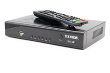 TEKNIKAL Full HD Satellite Receiver Set Top Box + Recorder + Tuner, Use SKY Dish to receive Free TV Channels