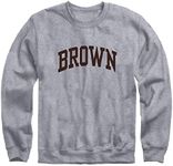 Ivysport Brown University Crewneck Sweatshirt, Essential, Grey, Medium