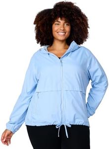 Free Country Women's Plus Size Outland Windshear Jacket Cloud 2X