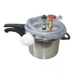 Atmiya Surgical Aluminium Nadi Sweden Yantra Gas Steam Generator 5 Ltr for Ayurveda & Panchakarma & Hospital & clinical & Personal with 1.5 MTR pipe