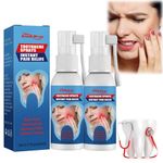 2pcs Toothache Relieving Spray,Herbal Oralcare Spray,Toothache Pain Relief,Dental Pain Relief Spray,Toothache Pain Relief for Adult,Instant Teeth Treatment Relief,Strong Pain Relief for Toothache