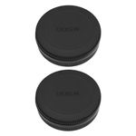 LT Easiyl Camera Body Cap and Rear Lens Cap Cover Compatible with Canon EOS EF-M Mount Mirrorless Camera Lens Cap Cover Replacement Set