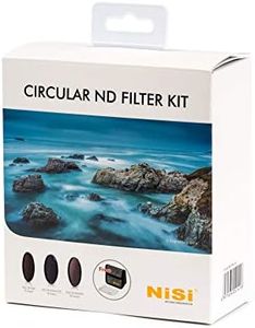 NiSi- 82mm Circular ND Filter Kit - Neutral Density Camera Lens Filters ND8 (3 Stop), ND64+CPL (6 Stop) and ND1000 (10 Stop) with 4-Pocket Case and Cleaning Cloth - Camera & Photography Accessories