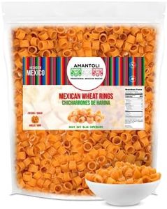 Amantoli - Mexican Duritos Ring Wheat 1Lb (453gr) Snack, Traditional, Crunchy, Delicious | Chicharron/Fritura De Harina En Forma De Anillo Para Freir | Made In Mexico.