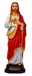 Newven Jesus Statues Big Christian Gifts for Home Decor god Idol showpiece Catholic holy Decoration for Table Wall Decorative Figurine for House Warming Wedding Anniversary 38 x 13 x 10 CM