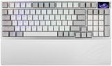 ASUS ROG Azoth 96 HE Wireless Hall Effect Gaming Keyboard – 96% Full-Size, Tri-Mode, Hot Swappable Magnetic Switch, Rapid Trigger, Speed Tap, 8K Hz Polling, Color OLED Screen, ABS Keycaps – White