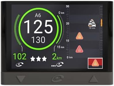 Coyote Mini (France) - Assistant d'Aide à la Conduite - Avertisseur Dépassement Vitesse - Contrôles, Dangers, Trafic et Perturbations en Temps Réel - Bluetooth