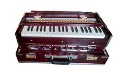 Maya Musicals 3 1/2 Octave Professional Quality Box Harmonium with 3 set of Reeds (MM/BH-PQ/3-2)