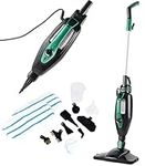 Salter SAL01369 Steam Cleaner - 14 in 1 Hygienic Floor Cleaning, Chemical-Free Cleaning, 1300W, 330ml + 12x Accessories, Converts To Handheld Device, For Carpets, Hard Floors, Windows, Cars, Mirrors