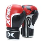 XPEED Fighter Boxing Gloves | Sparring Gloves for Boxing, MMA, Kickboxing, Muay Thai, Excellent Impact Resistance for Men & Women | Moulded Foam Padding | Velcro Hook and Loop Closure (12oz)