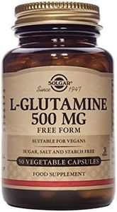 Solgar L-glutamina Cápsulas Vegetales De 500 Mg - Envase De 50, color Multicolor, 50 Unidad