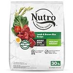 NUTRO NATURAL CHOICE Adult Dry Dog Food, Healthy Weight Lamb & Rice Recipe, 13.61kg (30LB) Bag