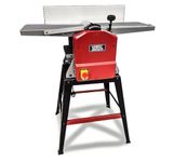 LUMBER JACK 10 x 5 Inch Planer Thicknesser with HSS Twin Blades, Dust Chute, & Legstand for Woodworking