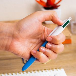 BIC 4-Colour Retractable Ballpoint Pens, Multicolour – Pack of 3