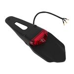 EVGATSAUTO Rear Tail Light, Universal Brake Stop Rear Tail Light LED Lamp DH Fit for Motorcycle ATV Dirt Bike bike brake light Brake Rear Tail Light Motorcycle Rear Tail Light