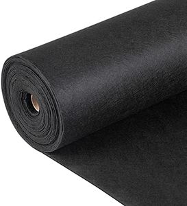 VEVOR Geotextile Landscape, 10ft x 100ft 8 oz Non-Woven PP Drainage 350N Tensile Strength & 440 N Load Capacity, for Ground Cover, Garden Fabric, French Drains, Black