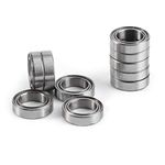 10Pcs Deep Groove Ball Bearings 6700ZZ Double-Shielded Thin Section Miniature Bearings 10x15x4mm for 3D Printer Wheel Bearings