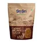 Sri Sri Tattva Organic Brown Sugar - 500g (Pack of 1) - Natural & Refined Cane Sugar - Prime Quality - Rich in Minerals