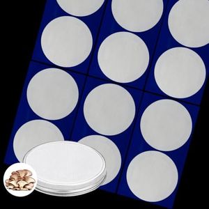 Synthetic Filter Paper Stickers 90 mm PTFE Filter Disc 0.3 μm Filter Paper for Mushroom Cultivation Wide Mouth Jar Lids