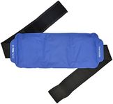 kwmobile Hot/Cold Gel Compress Wrap - Reusable Ice and Heat Pack Wrap for Back Knee Ankle Elbow Wrist and More